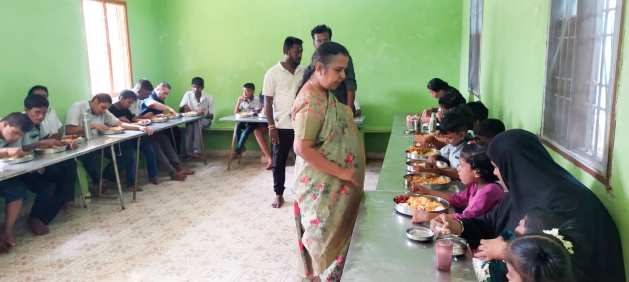 1 week of Food provided to Best new life shelter center, ARKOT 