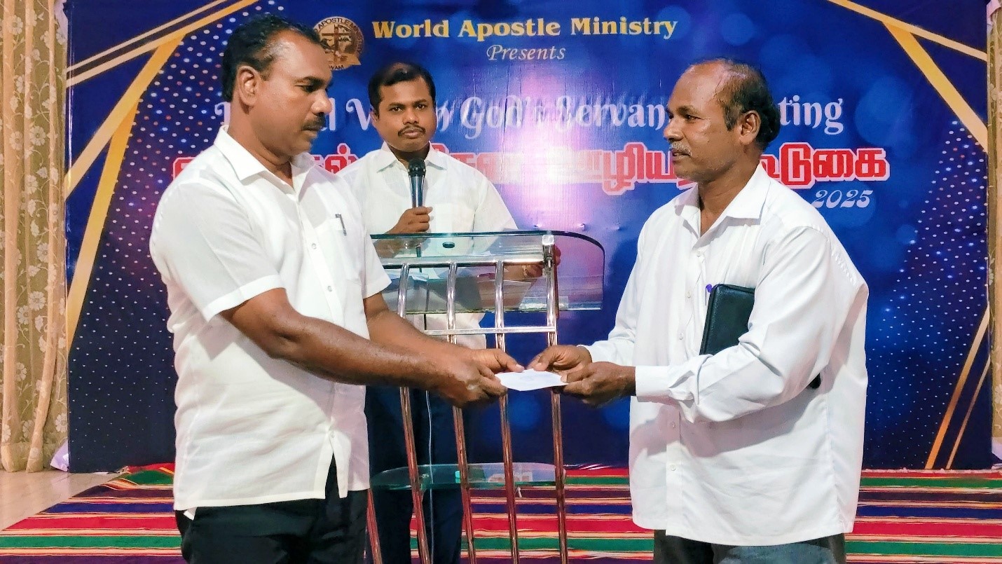Pastors meeting was held at Vellore on 08.08.2025