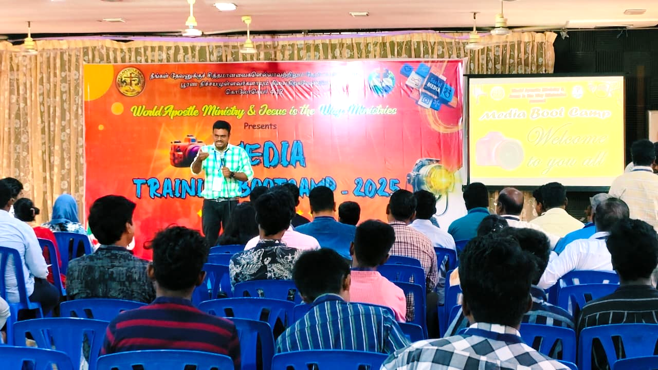 Donations Were Made 2 Days Media Camp Training Program At Vellore